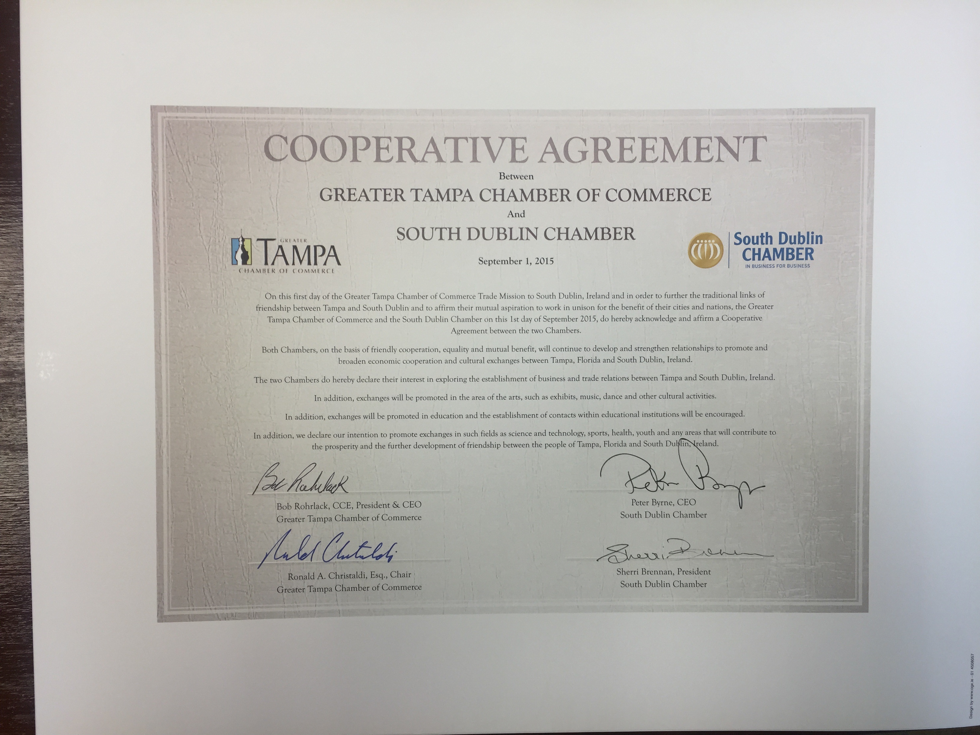 Co-op agreement 1